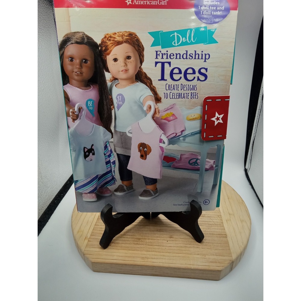 AMERICAN‎ GIRL DOLL FRIENDSHIP TEES DESIGNS BFFS CRAFTING BOOK-ARTS-HOBBIES-NEW